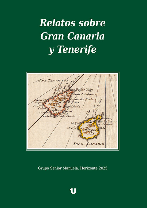 Portada del libro "Relatos sobre Gran Canaria y Tenerife"