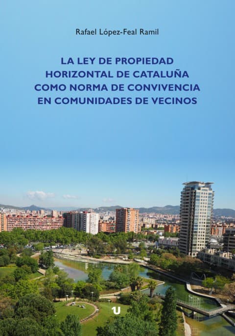 Portada del libro La ley de propiedad horizontal de cataluña