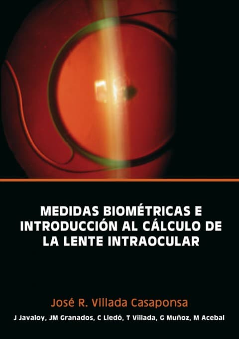 Portada del libro Medidas biométricas e introducción al cálculo de la lente intraocular