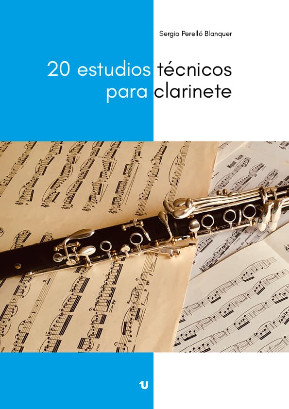 Portada del libro 20 estudios técnicos para clarinete
